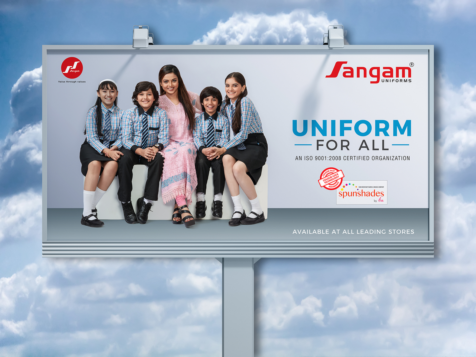 Billboard Design for Sangam Uniforms