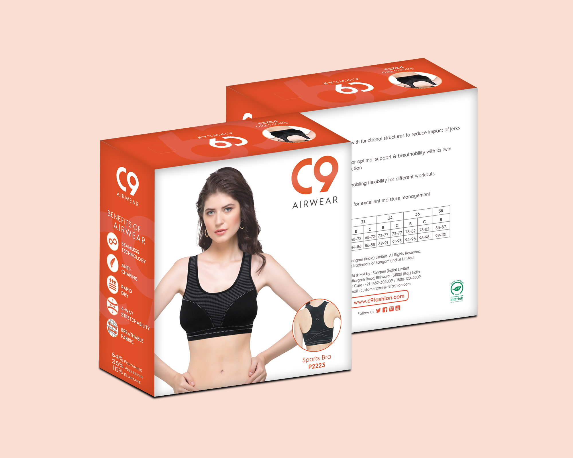 Box Packaging for C9 Airwear