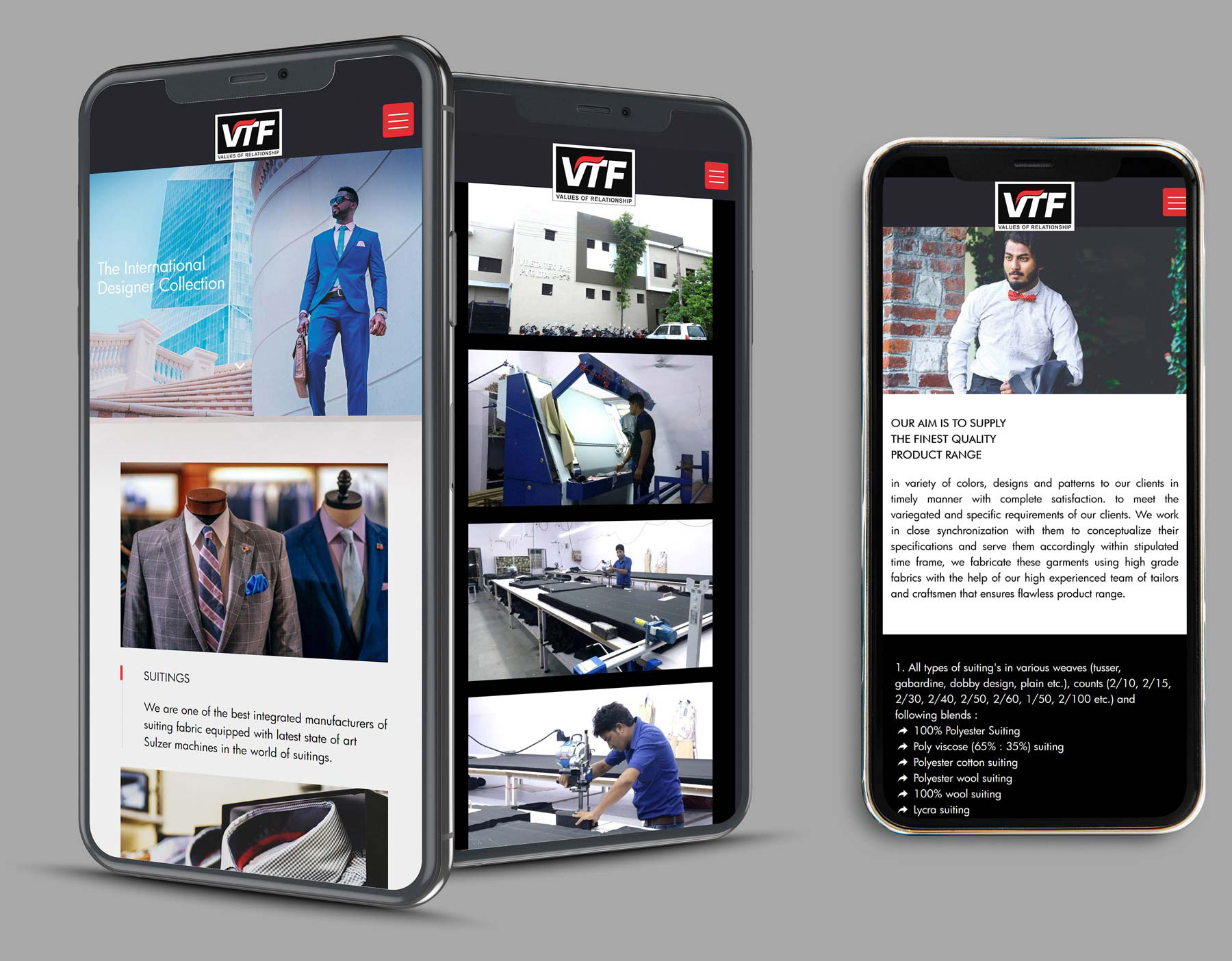 VTF Website Design