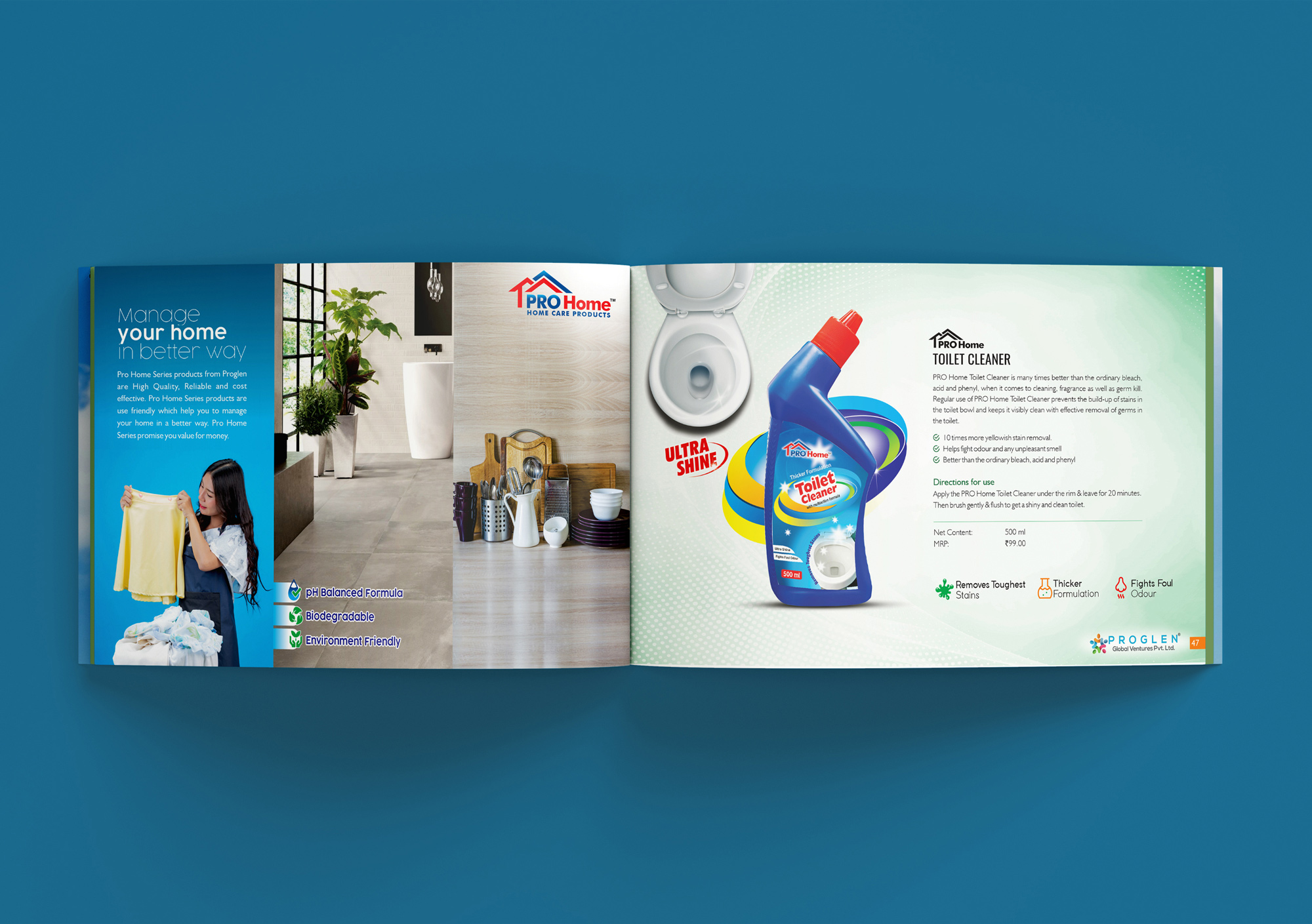Proglen Global Ventures  Product Catalogue Design