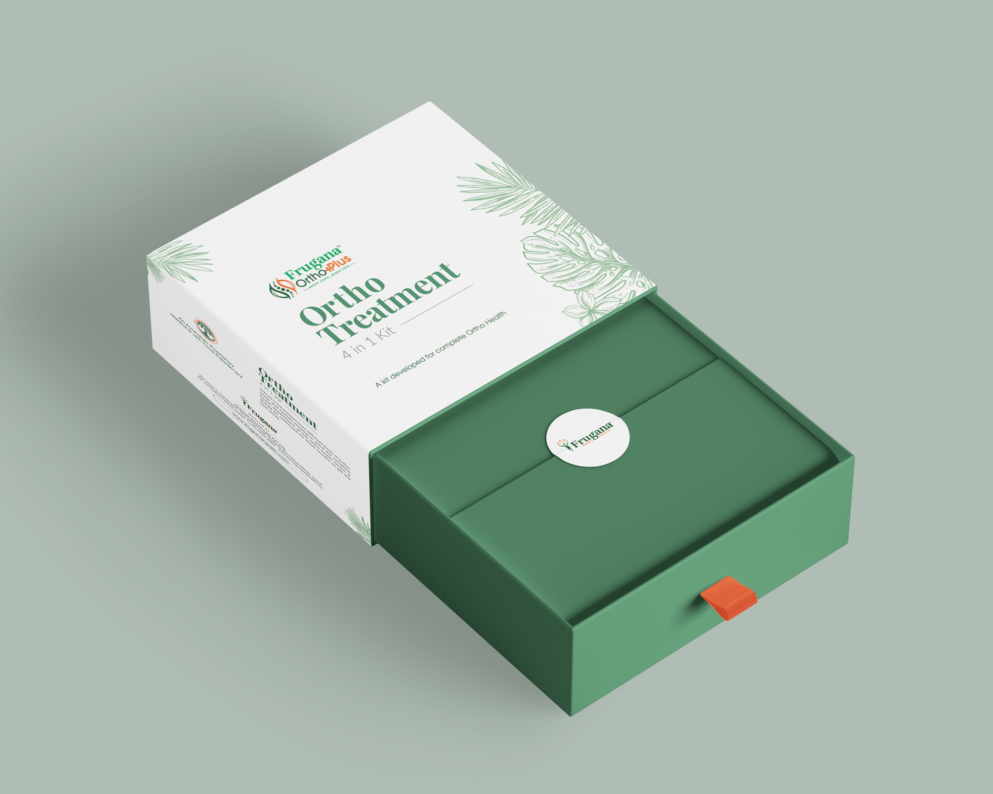 Frugana Health Ortho Care Kit Box Design